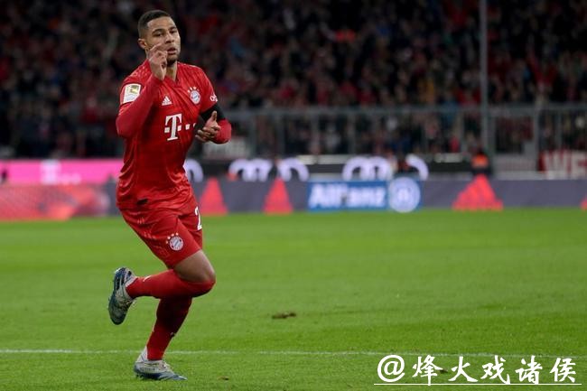 德甲-莱万双响绝杀 格纳布里1射2传拜仁3-2副班长