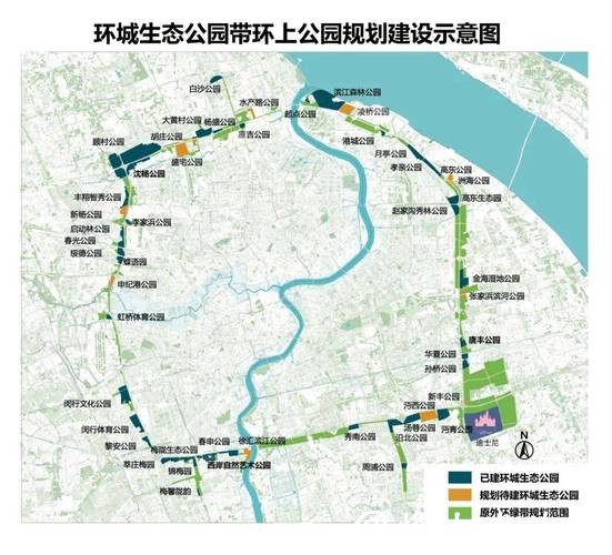 上海爆改环城绿带，50座公园马年前打包送